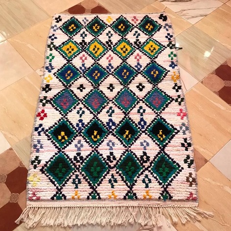 Selling: Boucherouite Rug Moroccan Carpet Handmade 150 - 100 Cm