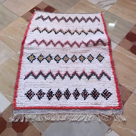 Selling: Boucherouite Rug Moroccan Carpet Handmade 150 - 100 Cm