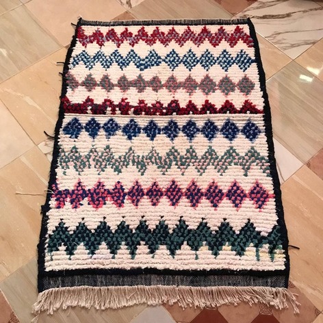 Selling: Boucherouite Rug Moroccan Carpet Handmade 150 - 100 Cm