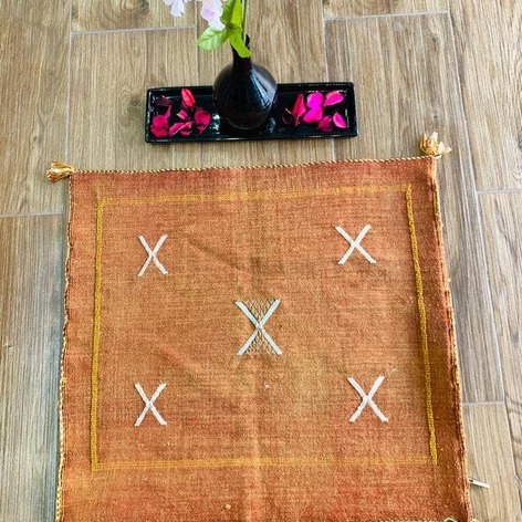 Selling: Exclusive Moroccan Handmade Pillowcove Cactus Silk 45/45 Cm