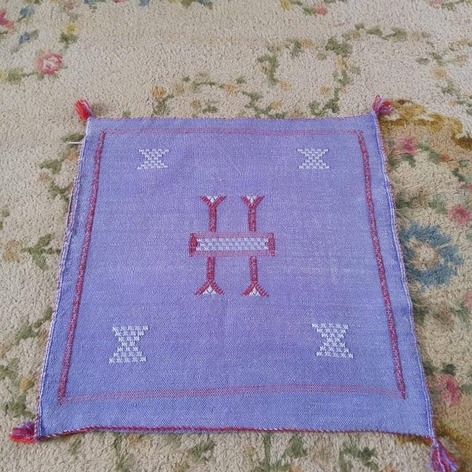 Selling: Exclusive Moroccan Handmade Pillowcove Cactus Silk 45/45 Cm