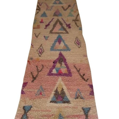 Selling: Handmade Moroccan Carpet Rug Boujaad 1034