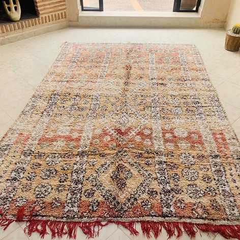 Selling: Handmade Moroccan Carpet Rug Boujaad 1050