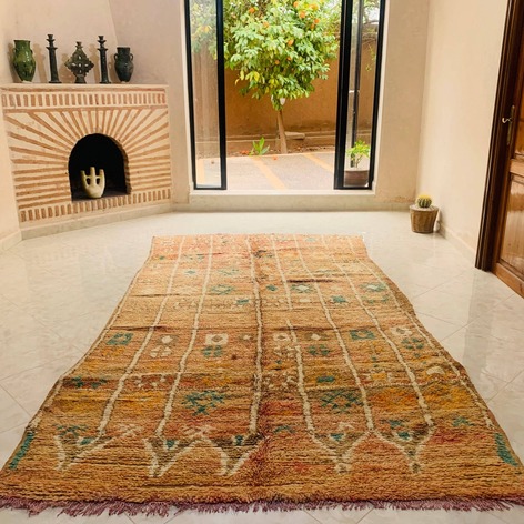 Selling: Handmade Moroccan Carpet Rug Boujaad 1051