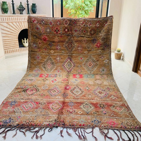 Selling: Handmade Moroccan Carpet Rug Boujaad 1054