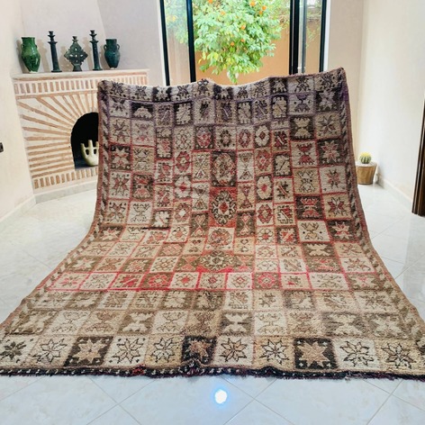 Selling: Handmade Moroccan Carpet Rug Boujaad 1056