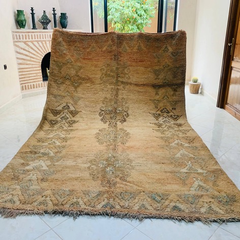 Selling: Handmade Moroccan Carpet Rug Boujaad 1057
