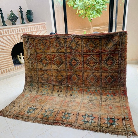Selling: Handmade Moroccan Carpet Rug Boujaad 1061