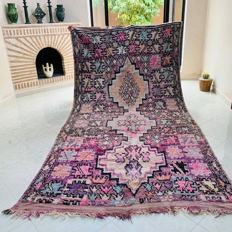 Selling: Handmade Moroccan Carpet Rug Boujaad 1073