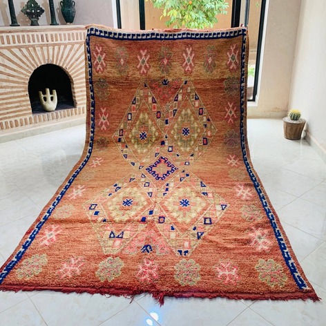 Selling: Handmade Moroccan Carpet Rug Boujaad 1086
