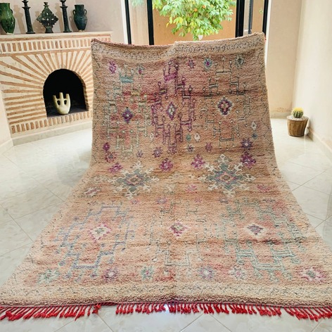 Selling: Handmade Moroccan Carpet Rug Boujaad 1087