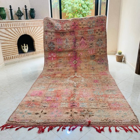 Selling: Handmade Moroccan Carpet Rug Boujaad 1093