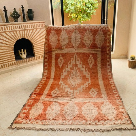 Selling: Handmade Moroccan Carpet Rug Boujaad 1094