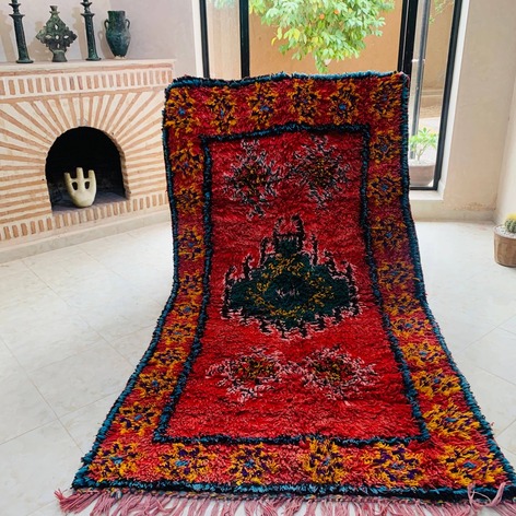Selling: Handmade Moroccan Carpet Rug Boujaad 1097