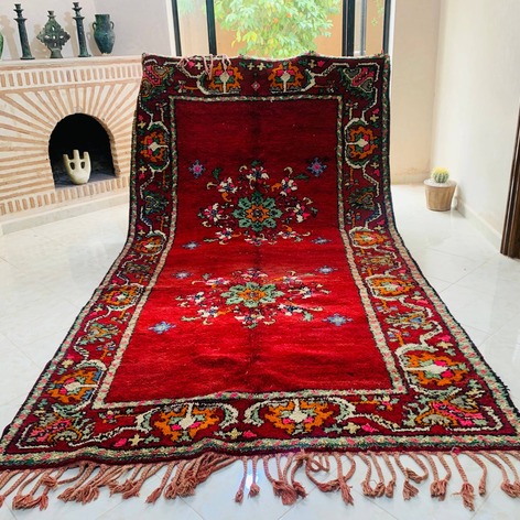 Selling: Handmade Moroccan Carpet Rug Boujaad 1100