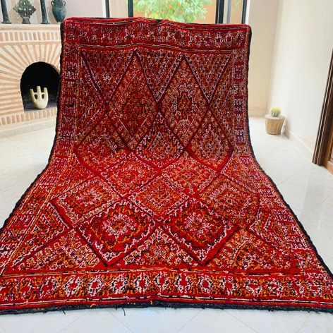 Selling: Handmade Moroccan Carpet Rug Boujaad 1101