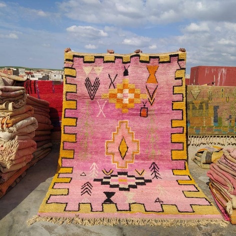 Selling: Handmade Moroccan Carpet Rug Boujaad 1110