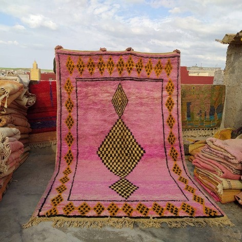 Selling: Handmade Moroccan Carpet Rug Boujaad 1113