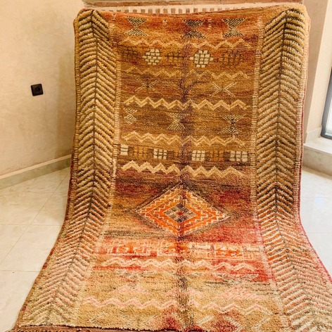 Selling: Handmade Moroccan Carpet Rug Boujaad 1120