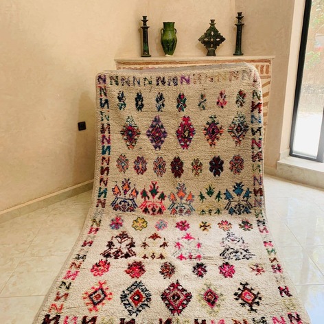 Selling: Handmade Moroccan Carpet Rug Boujaad 1121