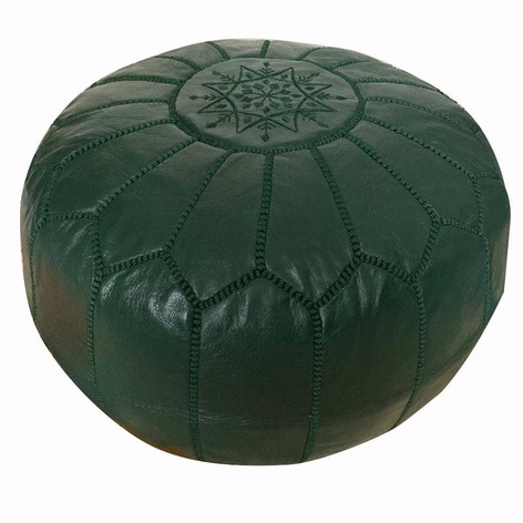 Selling: Handmade Moroccan Leather Poufs 50 X 30 Cm