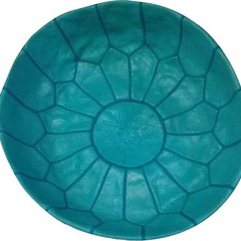 Selling: Handmade Moroccan Leather Poufs 50 X 30 Cm