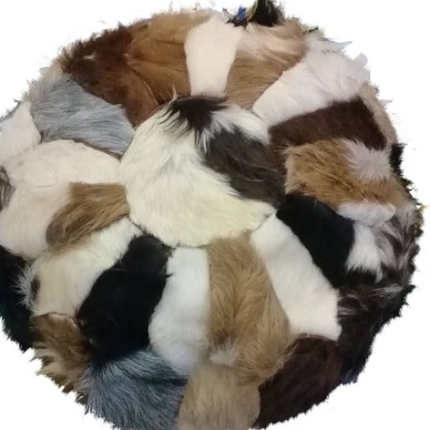 Selling: Handmade Moroccan Leather Silk Poufs 50 X 30 Cm