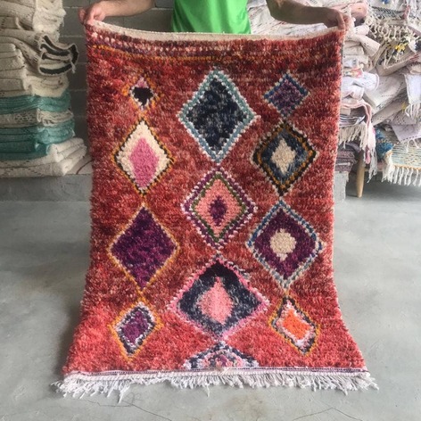 Selling: Handmade Moroccan Rugs Azilal 100 X 150 Cm
