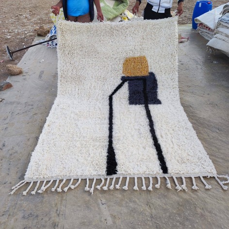 Selling: Handmade Moroccan Rugs Beni Ouarain 250 X 150 Cm