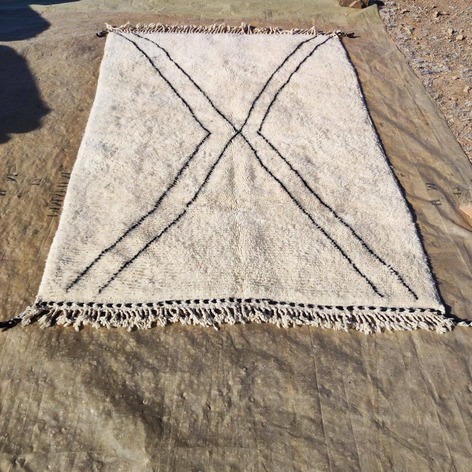 Selling: Handmade Moroccan Rugs Beni Ouarain 250 X 150 Cm