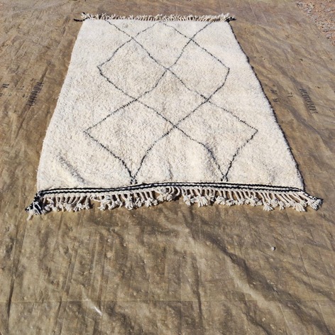 Selling: Handmade Moroccan Rugs Beni Ouarain 250 X 150 Cm